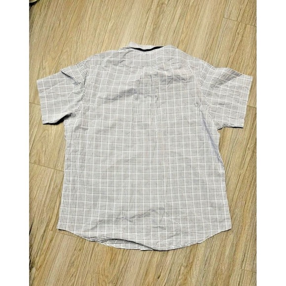 Polo Ralph Lauren Men XL Blue Black Gingham Check Short Sleeve Button Down Shirt - Picture 4 of 5